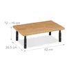 Relaxdays Monitorständer, höhenverstellbar, HxBxT: 16 x 42 Produktbild-Vorschau 4