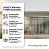 Mucola Balkongeländer SilberFranzösischer Balkon Produktbild-Vorschau 11