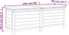 vidaXL Zahradní truhla 150x50x56,5 cm z jedlového masivu - Náhled obrázku produktu 8