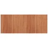 The Living Store Teppich Rechteckig Braun 80x200 cm Bambus Produktbild-Vorschau 3