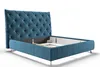 KAWOLA Bett ANNY Polsterbett Velvet petrol 200x200cm Produktbild-Vorschau 6