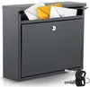 Briefkasten 37,5 x 30,5 x 12 cm schwarz HM-860 Produktbild-Vorschau 1