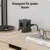 VOOMY 9-in-1 Prise cube avec USB - 5 prises & 4 USB - Voir les images du produit 5