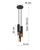 Lampada a sospensione LOOPEZ 3P nero/rame 3xGU10 10W Anteprima dell’immagine prodotto 19