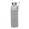 Glasflasche mit Hülle "Iced" Wasserflasche Getränkeflasche Produktbild-Vorschau 2