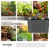 tectake Hochbeet Salvia verzinkter Stahl 80x80x62cm 380L Produktbild-Vorschau 4