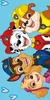 Paw Patrol Duschtuch Badetuch Strandtuch blau 70 x 140cm Produktbild-Vorschau 5