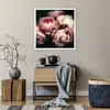 Poster - Poster ohne Rahmen - Pfingstrose Blume - 60x60 cm Produktbild-Vorschau 6