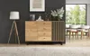 Sweiko 120x38x75cm Wohnzimmer Sideboard,Hohldesign Schrank Produktbild-Vorschau 18