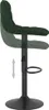 A single dark green bar stool shown from the side, with an indication of adjustable height. Náhľad obrázku produktu