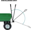 Wiltec Gartenwagen mit Kippfunktion bis 350 kg, Handwagen Produktbild-Vorschau 4