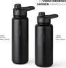Trinkflasche Edelstahl 1L Thermoflasche Sport Flasche Produktbild-Vorschau 2