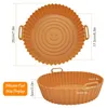 4 Stück Silikonform für Heißluftfritteuse,20cm Airfryer Produktbild-Vorschau 2