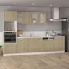 vidaXL Závesná vitrína Lyon Sonoma dub 40x31x60 cm materiál Náhľad obrázku produktu 3