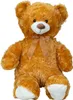 Teddybär 100 cm braun mit Schleife Kuscheltier Produktbild-Vorschau 1