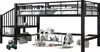 Merax Etagenbett Halbhohes 90x200 cm, Hochbett mit Produktbild-Vorschau 6