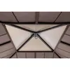 Close-up view of the interior ceiling structure of a gazebo. Produktbild-Vorschau