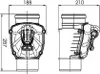 Vertikaler Rückstauverschluss 110 mm Produktbild-Vorschau 2