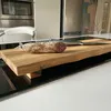 LS-LebenStil XL Vesperbrett Servierbrett 53cm Akazie Produktbild-Vorschau 4