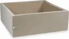 Piscina di palline 110x110x40cm Velvet Soft Beige - Senza Anteprima dell’immagine prodotto 1