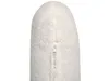 A close-up view of a white, textured fabric with a zipper. Podgląd zdjęcia produktu
