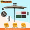 Faziango 200x300m Sonnenschirm UV50+ Sonnenschutz Produktbild-Vorschau 2