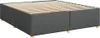 Boxspringbett mit Matratze Dunkelgrau 180x200 cm Stoff Produktbild-Vorschau 8