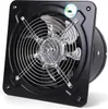A black square exhaust fan with a silver grille. Náhled obrázku produktu