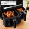 Moulinex Dual Easy Fry EZ901H20, Heißluftfritteuse, 8,3 l, Produktbild-Vorschau 3