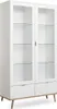 Vitrine Glasschrank Oslo | Skandinavisch | weiß / Sonoma Produktbild-Vorschau 16