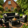 Best Wool Outdoor Loungekissen 2er Set für Rattan Produktbild-Vorschau 4