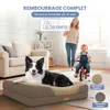 ELONEO Lit orthopédique pour chien, taille M - Marron Voir les images du produit 9