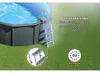 Piscine ronde en acier GRE à l'aspect anthracite KIT300GY – Voir les images du produit 10