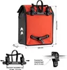 Wiltec Gepäckträgertasche rot, Fahrradtasche Gepäckträger Produktbild-Vorschau 3