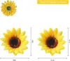 100 künstliche Sonnenblumenköpfe aus weichem Produktbild-Vorschau 5
