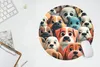 MuchoWow® Mauspad Mousepad Hund - Tiere - Muster - Braun - Produktbild-Vorschau 5