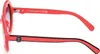 Stylische Damen-Sonnenbrille mit roten Kontrastdetails und Produktbild-Vorschau 2