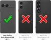 Comparison of phone case compatibility with different Sony Xperia models. Náhled obrázku produktu