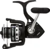 A black and silver fishing reel is shown against a white background. Náhľad obrázku produktu
