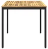 Gartentisch Weiß und Schwarz 80 x 80,5 x 75 cm Produktbild-Vorschau 2