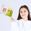 Metallschild mit Wellensittich Motiv und Spruch: Betreten Produktbild-Vorschau 3
