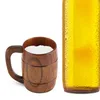 Boccale da birra in legno naturale, retrò, grande capacità, Anteprima dell’immagine prodotto 10