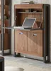 Sekretär "Auburn" Eiche grau Schreibtisch mit Stauraum 90 x Produktbild-Vorschau 1