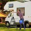 LARS360 Metall Leiter 4 Stufen Klappleiter Tritthocker Produktbild-Vorschau 9