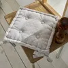 Stuhlkissen CONSTANCE, Baumwolle, mit Bindebändern, 40 x 40 Produktbild-Vorschau 2