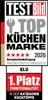 This image is a marketing graphic for a kitchen brand award. Anteprima dell’immagine prodotto