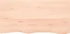 vidaXL Tischplatte 100x50x(2-4) cm Massivholz Eiche Produktbild-Vorschau 3