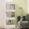 vidaXL Bücherregal/Raumteiler Weiß 40x30x103 cm Produktbild-Vorschau 4
