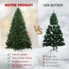 COMHOMA Arbre de Noël artificiel Décoration de Noël 195cm Voir les images du produit 6