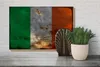 Holzschild Flagge Irland 30x20cm Flag of Ireland Rost Produktbild-Vorschau 5